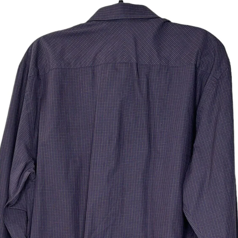 Billy Reid 100% Cotton Button Shirt (Size XXL) Long Sleeve Plaid Standard Fit - Picture 6 of 9